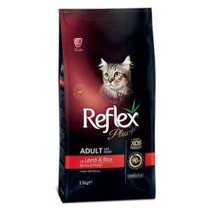 غذا خشک رفلکس گربه بالغ طعم بره و برنج 15 کیلوگرم (واردات مستقیم ترکیه)