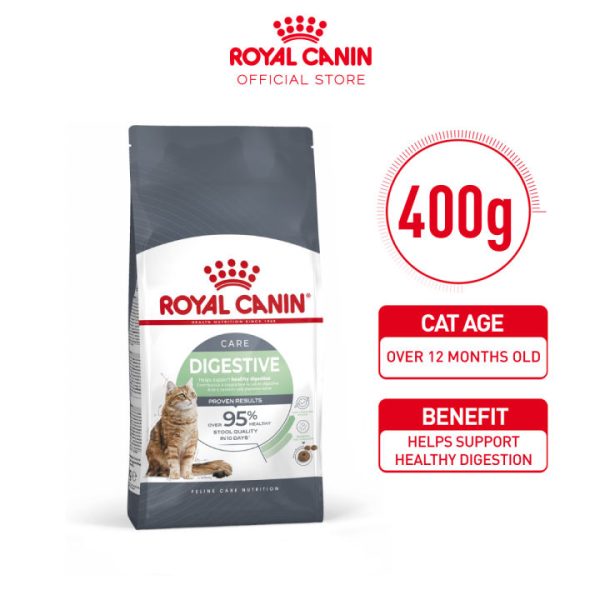 غذای خشک گربه بالغ رویال کنین دایجستیو کر 400 گرمی (Royal Canin Digestive Care)
