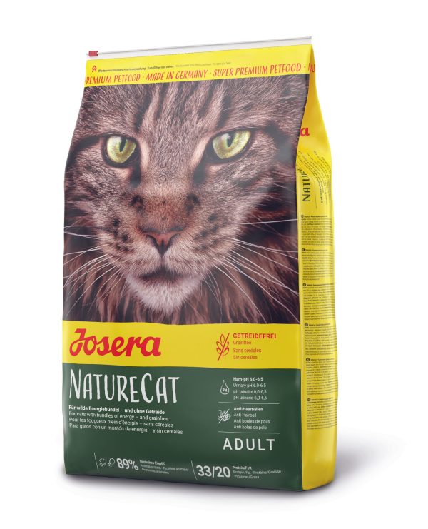 غذای خشک گربه جوسرا نیچرکت – بدون غلات با طعم مرغ و سالمون Josera NatureCat Grain-Free Dry Cat Food – Chicken & Salmon