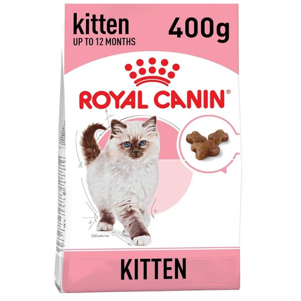 غذای خشک بچه‌گربه رویال کنین کیتن 400 گرمی (Royal Canin Kitten Dry Cat Food)