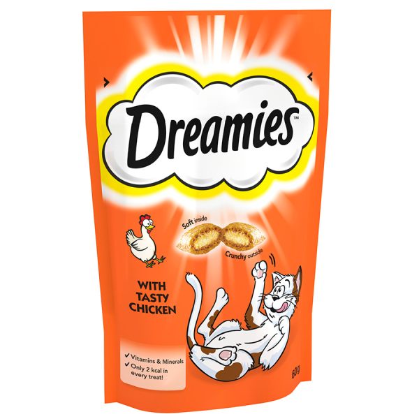 تشویقی گربه دریمیز با طعم مرغ Dreamies Cat Treats – Chicken Flavor