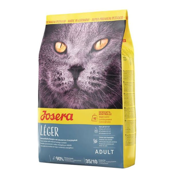 غذای خشک گربه جوسرا لجر – مخصوص گربه‌های کم‌تحرک و عقیم‌شده Josera Leger Dry Cat Food – Low-Calorie Formula