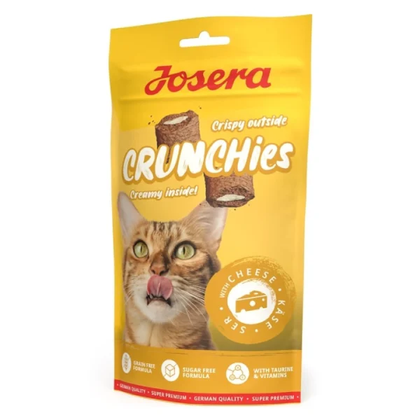 تشویقی گربه جوسرا کرانچی با طعم پنیر – ۶۰ گرم Josera Cat Crispies – Cheese Flavour